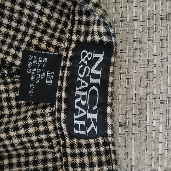 VINTAGE Women's Nick & Sarah Check Shorts Size 17/18 - Picture 8 of 9